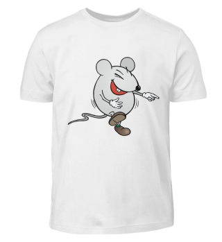 Kids Shirt - Laughing mouse