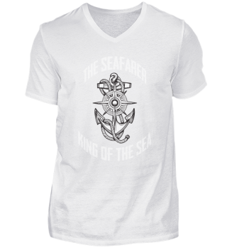 Sailor with anchor king of the sea
