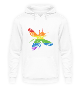 Rainbow Bee Proud Ally LGBT Gay Pride