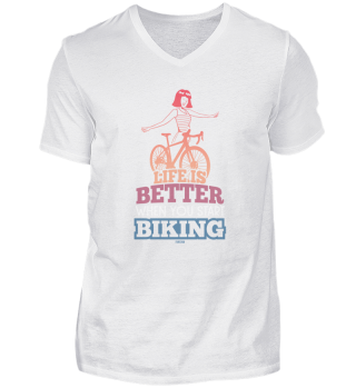 Bike girl Mother cycling