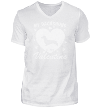 My Dachshund Is My Valentine Vintage