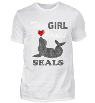 This girl loves seals - gift