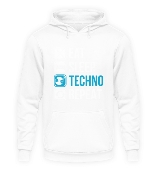 Eat Sleep Techno Repeat Raver Trance