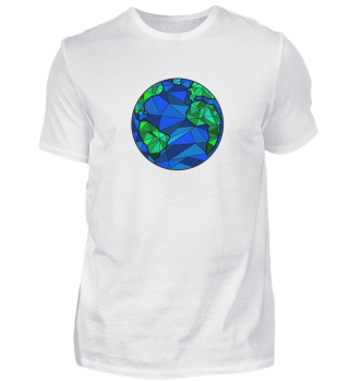 Planet Erde Blau-Grün