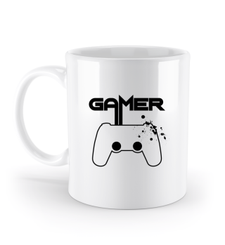 Gamer Logo | Controller | schwarz