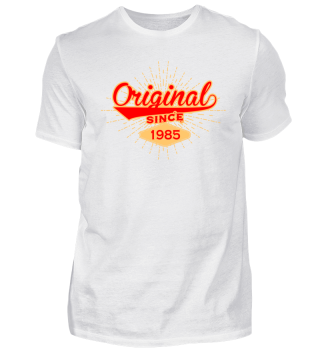 Original seit 1985 Orange