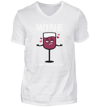 Wein, eine Umarmung in einem Glas