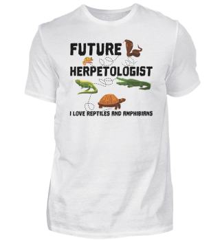 Novelty Herpetologist Aspiration Illustration Tee Shirt Gift | Cool Amphibians Enthusiasts Gag Men Women T Shirt