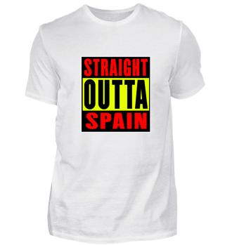 Straight Outta Spain Spanien Geschenk