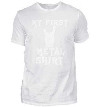 Erstes Metal Shirt für Rockmusik