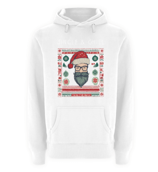 Jingle & chill - Hipster santa claus