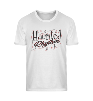 Haunted Rhythm Ringer shirt bl unisex