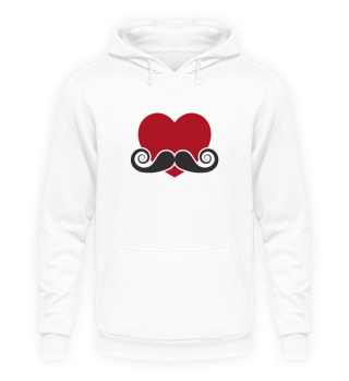 Red Hipster Heart Valentines Day