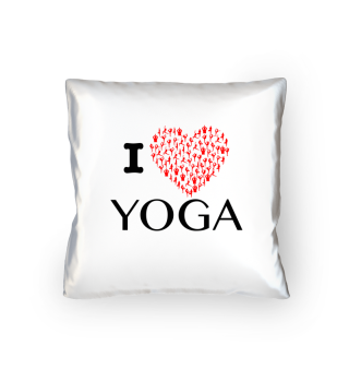i Love Yoga, Yoga Herz aus Positionen
