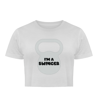 Funny Gym Gift I'm A Swinger Kettlebell Workout Gift