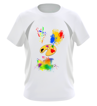 T-Shirt mit Farbkleckse, Farbpalette