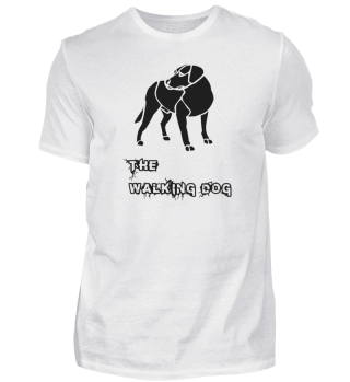The walking dog - men T-shirt - gift