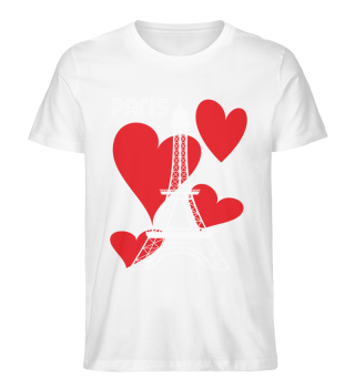 Tourist Paris Heart Eiffel Tower France Souvenir French