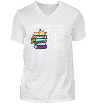 Cats And Books Reading Gift For Reader