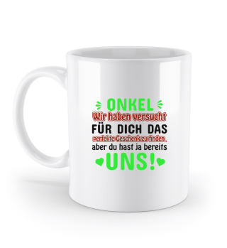 Onkel Tasse | lustiger Spruch | Neffen und Nichten - Kaffeetasse / Geschenk