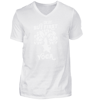 Yoga Lama T-Shirt Okay but first Yoga