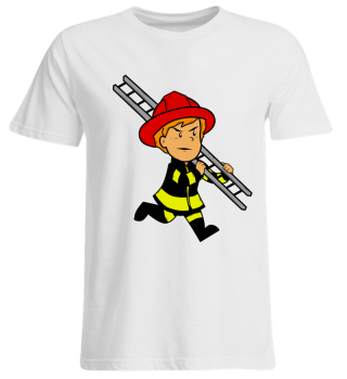Feuerwehr Kinder Shirt · Feuerleiter