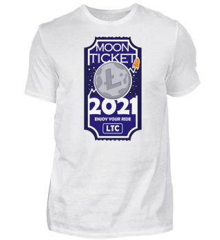 Litecoin Moon Ticket 2021/ LTC T-Shirt
