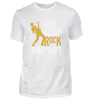 Eat Sleep Rock Repeat Cool Gift for Musicians