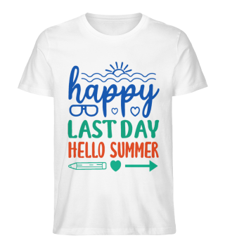 Happy last day hello summer gift for summer vacation.