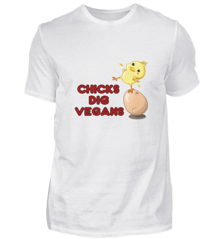 Chicks stehen auf Veganer