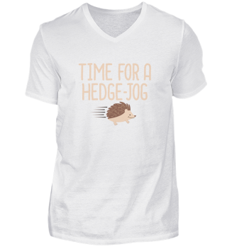 Time For A Hedge Jog Hedgehog Pun Fitness Jogging Workout