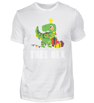 Tree Rex mit Weihnachtskugeln - Lustiger