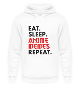 Eat Sleep Anime Memes Repeat Geschenk