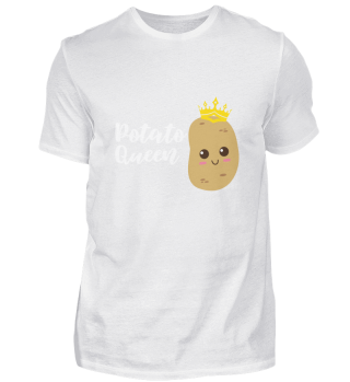 Potato queen Vegan Spruch Geschenk