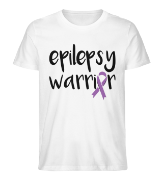 Humorous Epilepsy Fighter Childrens Violet Stripe Supporter Novelty Cramping Seizures Sick Disorders Overcomer