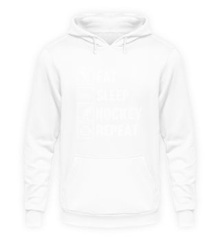Eat Sleep Hockey Repeat Motiv für einen