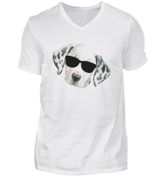 Funny Dalmatian Puppy Dog with sunglasses 