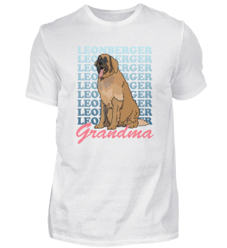 Leonberger Grandma Hund Hundebesitzerin