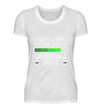 Grandma 2022 Gaming level up Gamer Retro