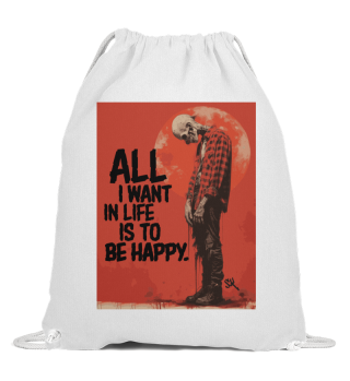 All I Want... Clown - Skull, Skelett, Totenkopf Backprint 