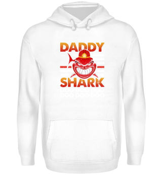 Daddy Shark Feuerwehrmann T-Shirt