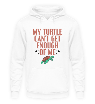 My turtle can't get enough of me 
