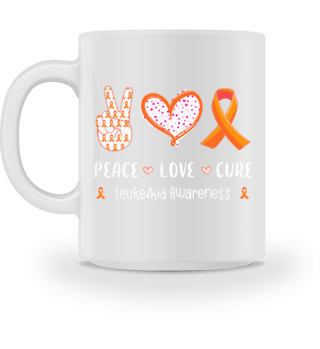 Peace Love cure leukemia awareness