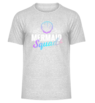 Mermaid squad Lustiges Mädchen T-Shirt