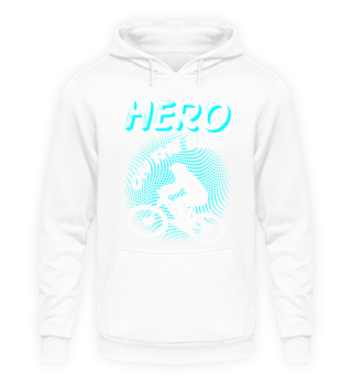 Held auf dem Fahrrad Hero Geschenk