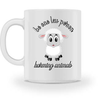 (0213) be one less person harming animals cute sheep