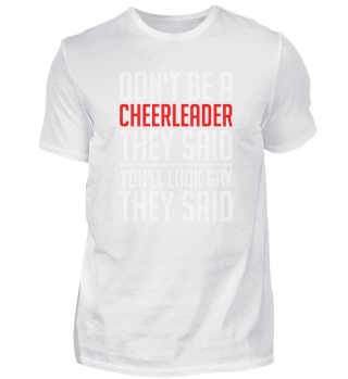 Humor Cheerleading Design Quote Don't Be