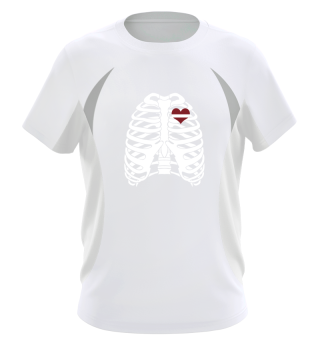 Ribs Skeletal Shirt Design
