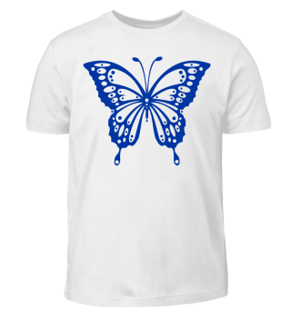 Schmetterling zum Ausmalen I - blau