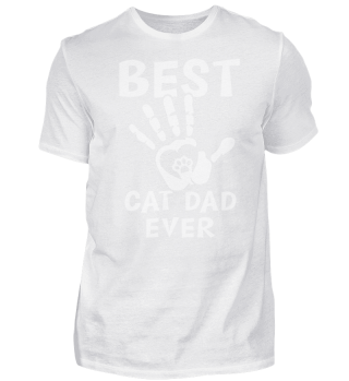 FAMILY BEST CAT DAD EVER T-SHIRT